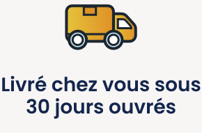 Livré chez vous sous 30 jours ouvrés