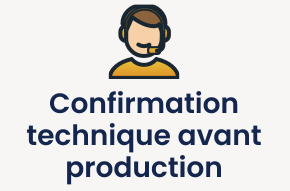 Confirmation avant production